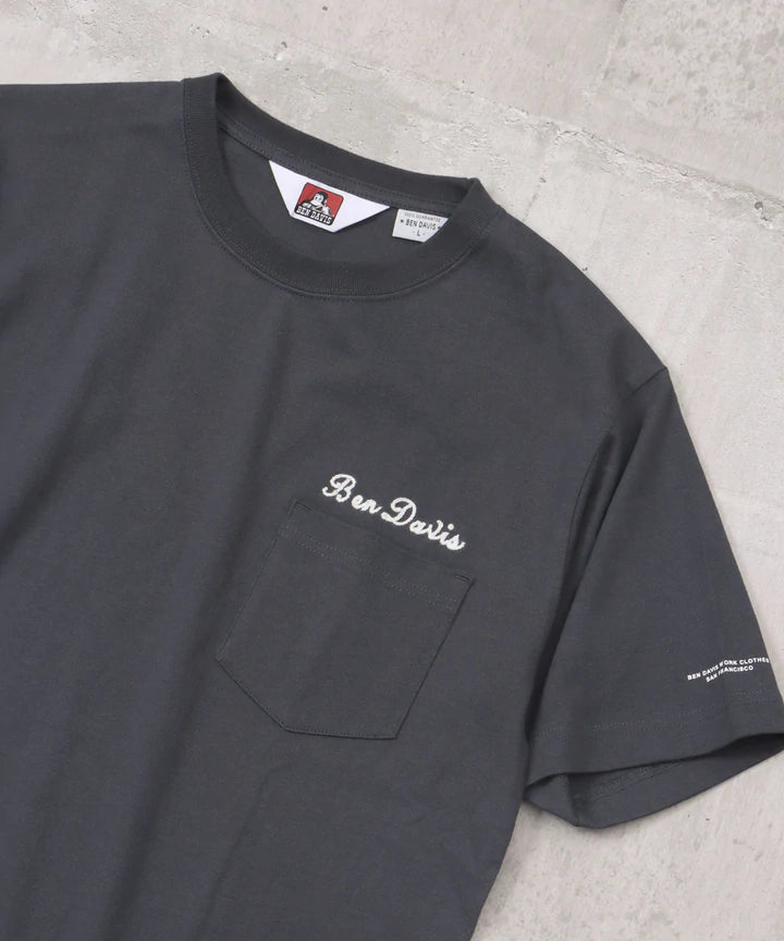 【BEN DAVIS(ベンデイビス)】RUDE EMBROIDERY TEE / ルード 刺繍 Tシャツ