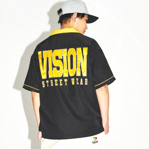 VISION STREET WEAR サテンロゴボーリングシャツ 2505023